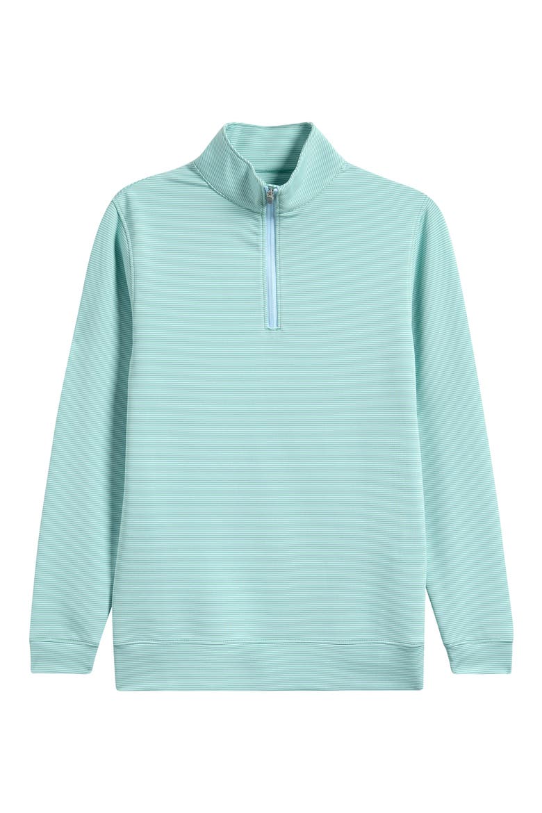 Kids' Perth Performance Quarter Zip Pullover, Main, color, FRESH MINT