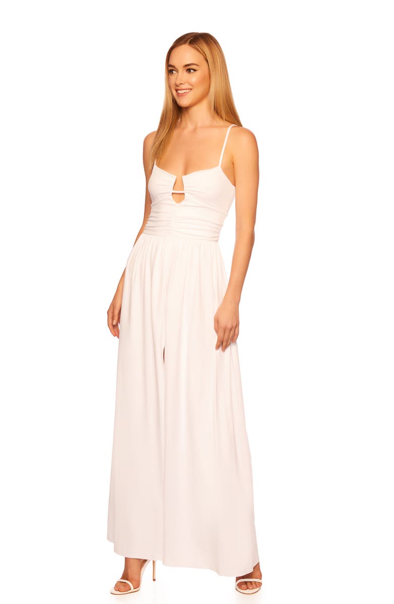 Susana Monaco Notched Neck Maxi Sundress, Alternate, color, 