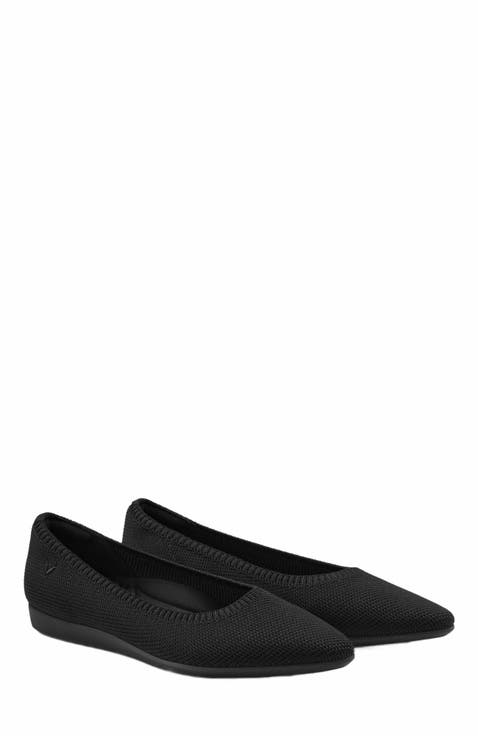 Lightweight Pointed-Ballet Flats (Aria Walker)