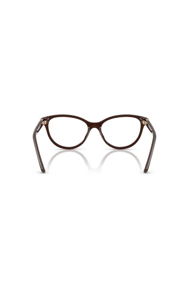 Armani Exchange 54mm Cat Eye optical glasses, Alternate, color, Brown