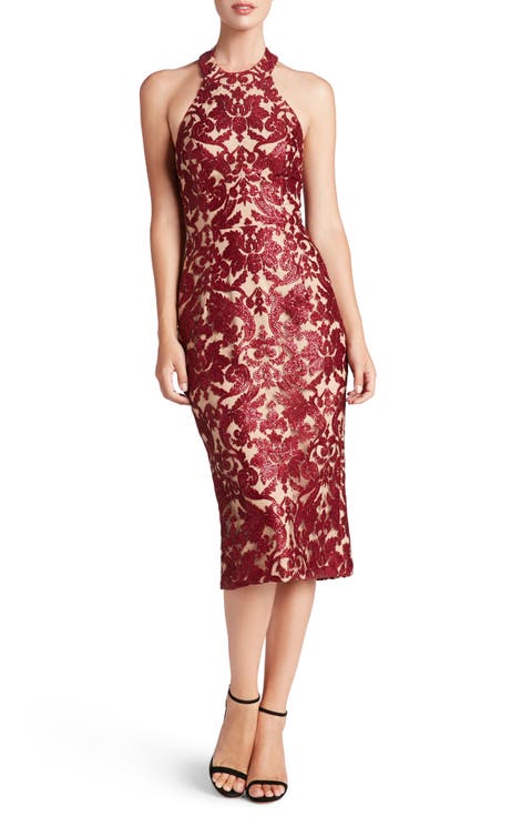 Cassie Sequin Midi Dress