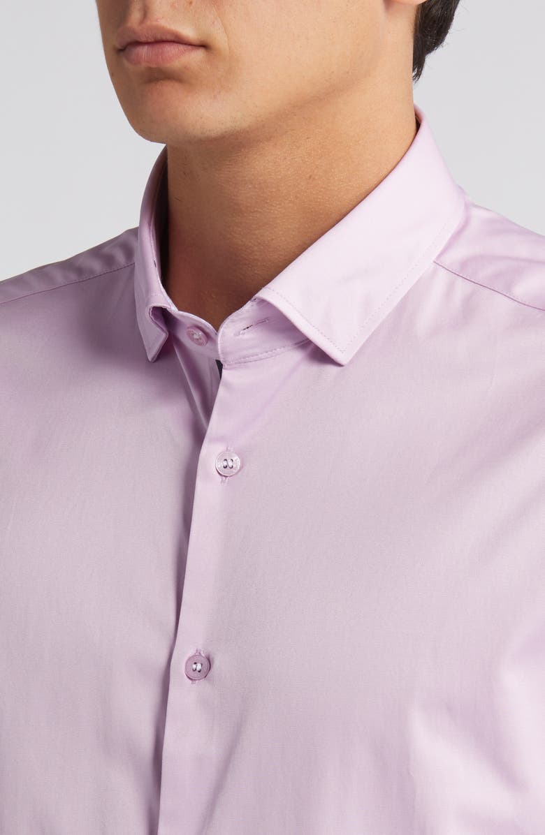 Stone Rose Solid DryTouch<sup>®</sup> Performance Button-Up Shirt, Alternate, color, 