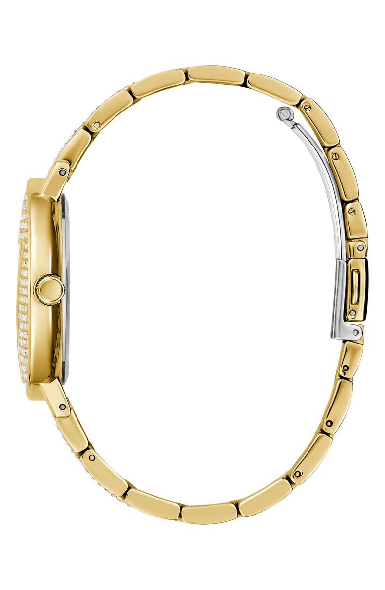 GUESS Crystal Pavé Bracelet Watch, 36mm, Alternate, color, 