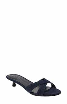 Marc Fisher LTD Tracey Kitten Heel Slide Sandal