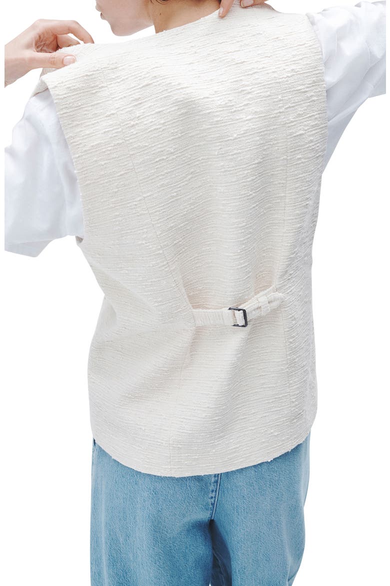 Tweed Vest, Alternate, color, IVORY