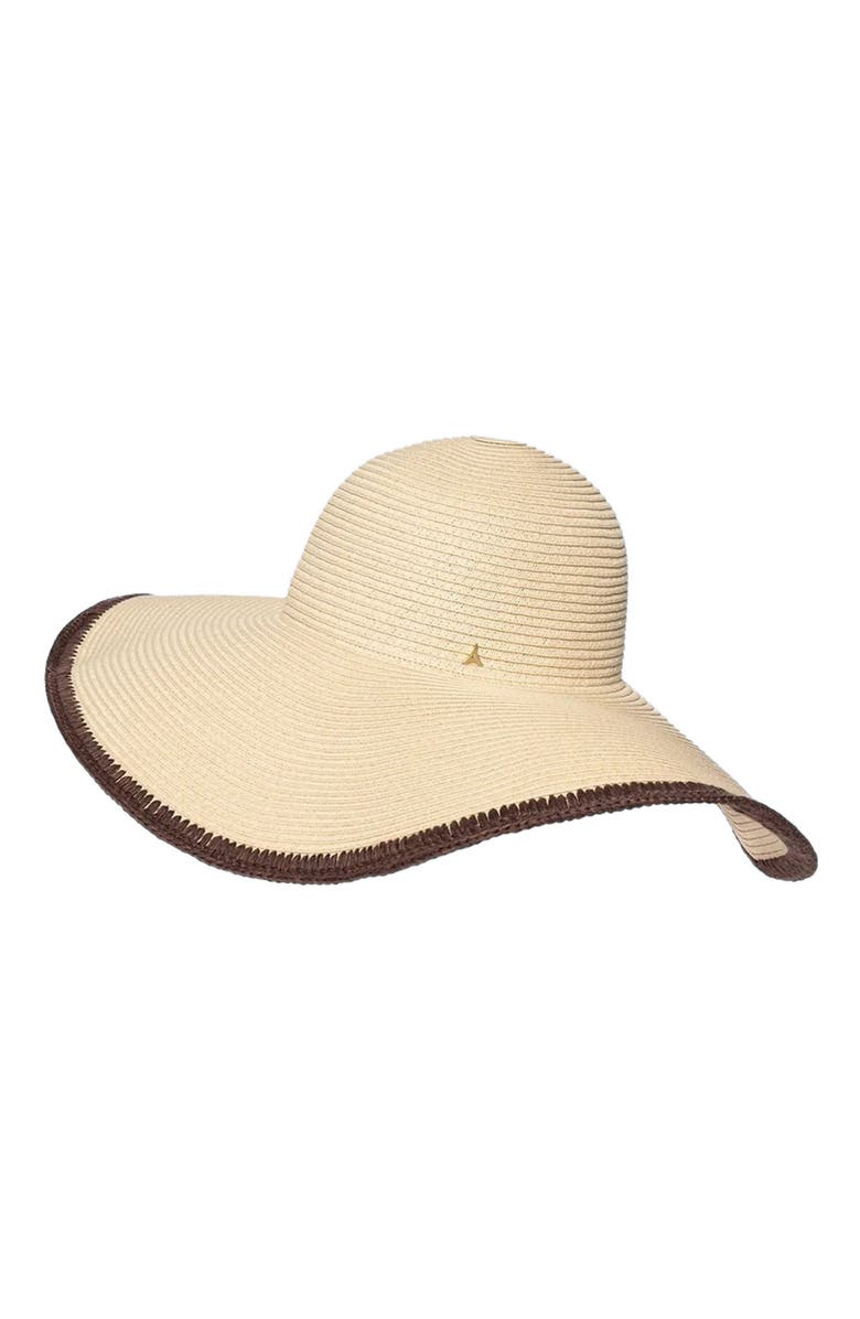 Manière De Voir Sandrine Raffia Oversized Sun Hat, Alternate, color, Natural
