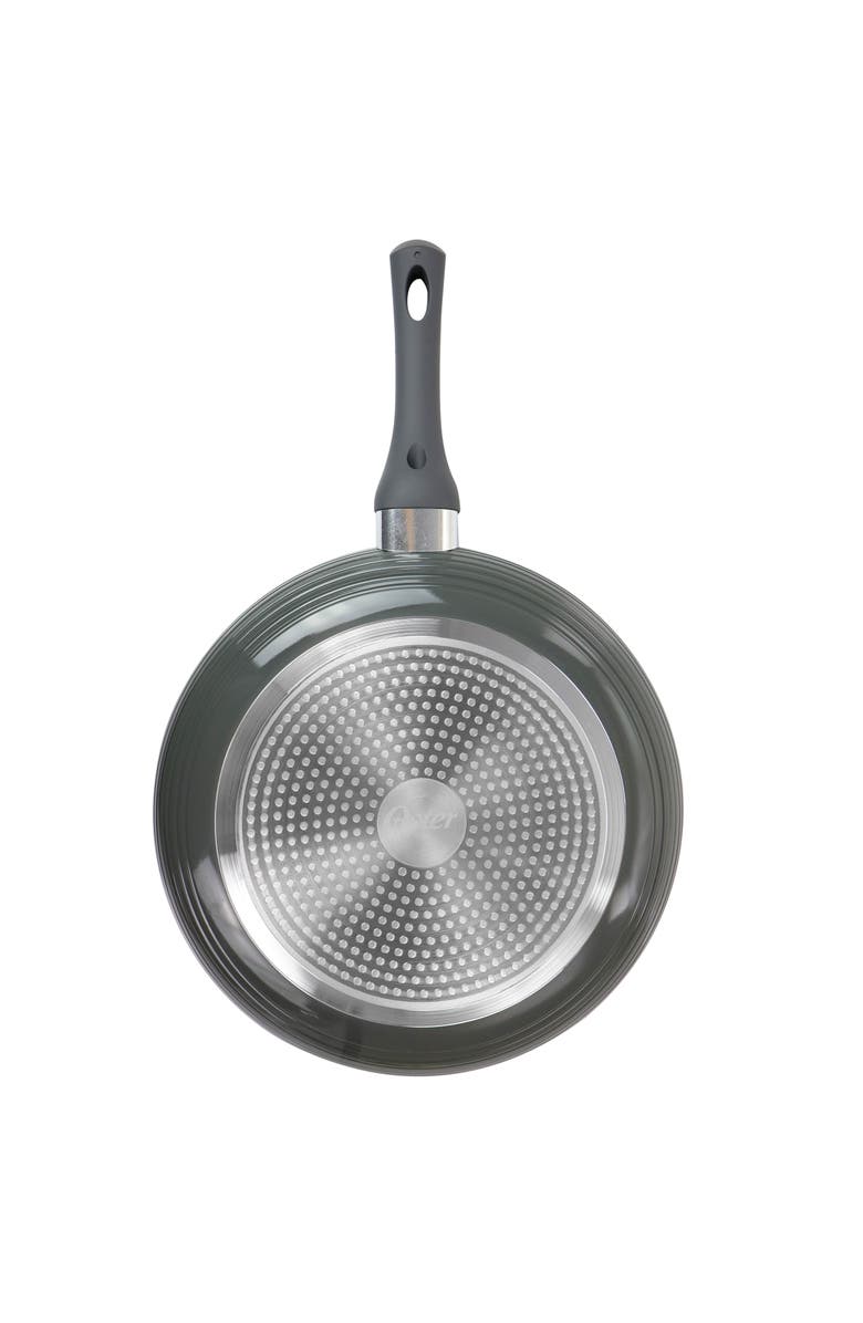 OSTER Ridge Valley 12 Inch Aluminum Nonstick Frying Pan, Alternate, color, Grey