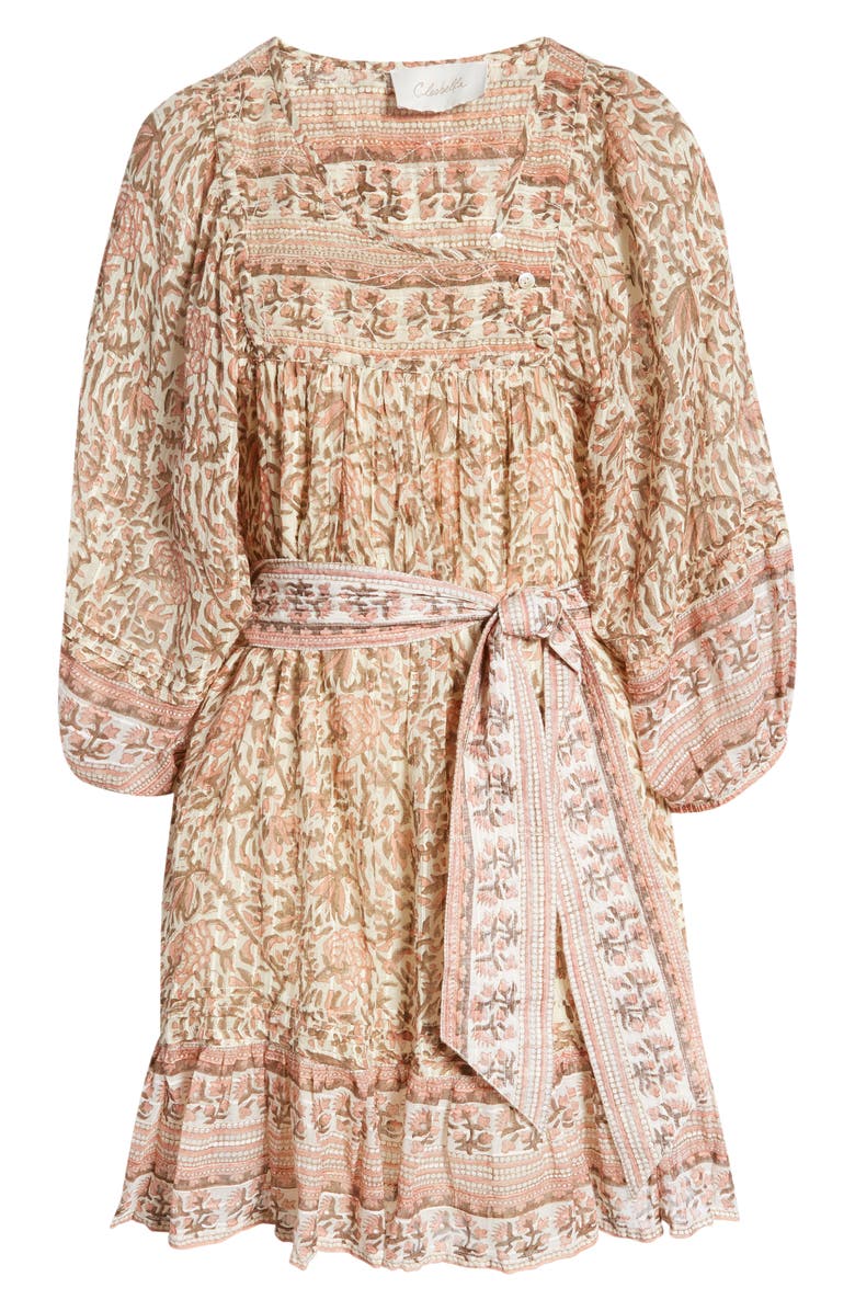 Cleobella Vivian Organic Cotton Minidress, Alternate, color,