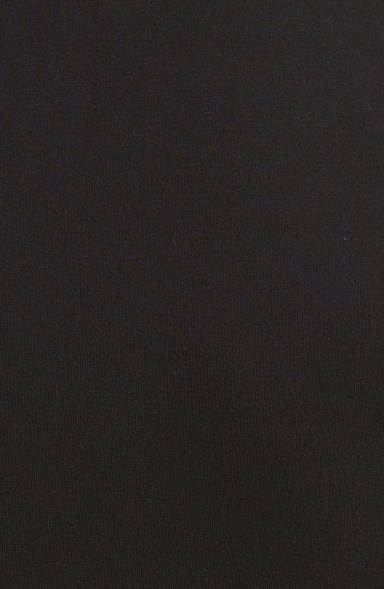 STAUD Ink Plunge Neck Long Sleeve Dress, Alternate, color, 