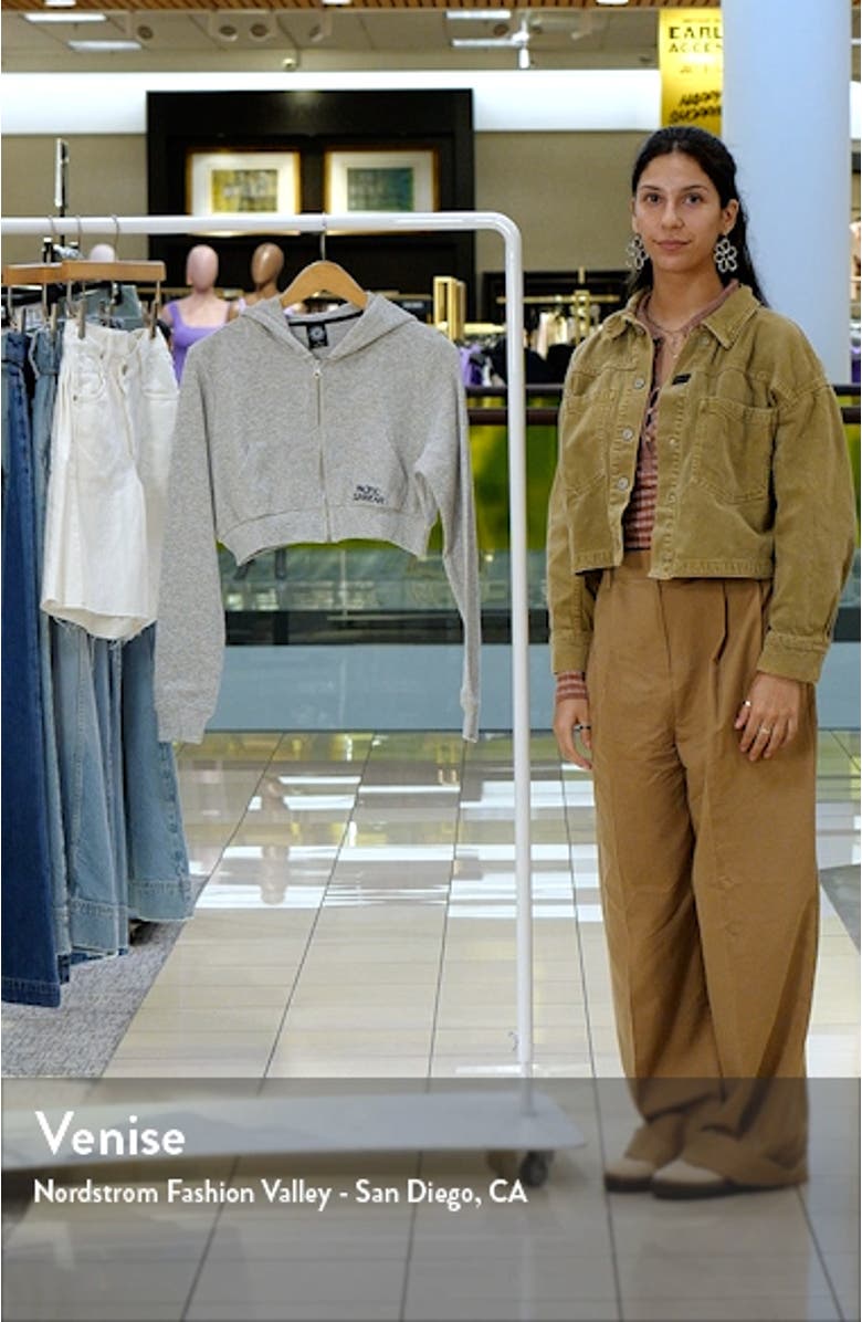 Ultra Crop Zip Hoodie, sales video thumbnail