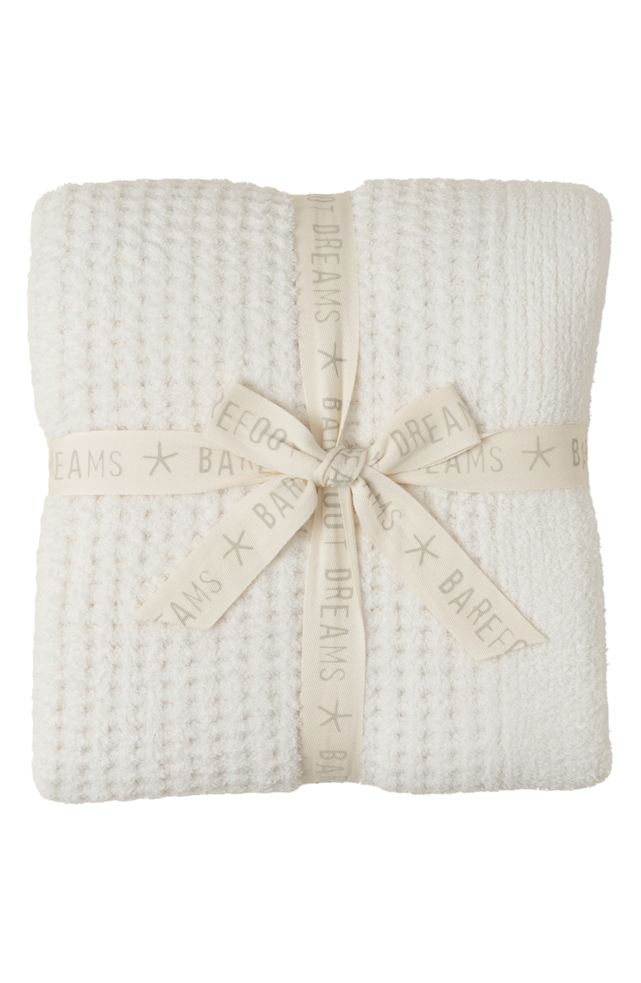 Barefoot Dreams® CozyChic® Waffle Knit Throw - Cream