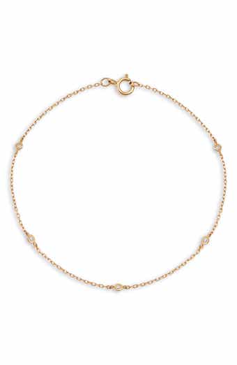 Frankie & Zoe Diamond Station Chain Bracelet