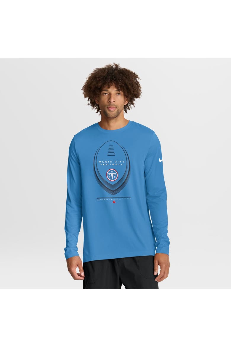 Men's Nike Light Blue Tennessee Titans Legend Icon Dri-FIT Long Sleeve T-Shirt, Main, color, Light Blue