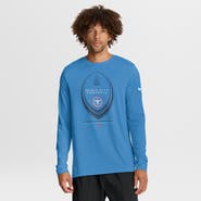 Nike Men's Nike Light Blue Tennessee Titans Legend Icon Dri-FIT Long Sleeve T-Shirt