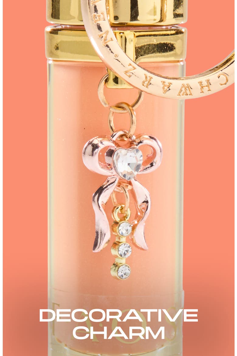 Kids' Bow Charm Lip Gloss, Alternate, color, YELLOW