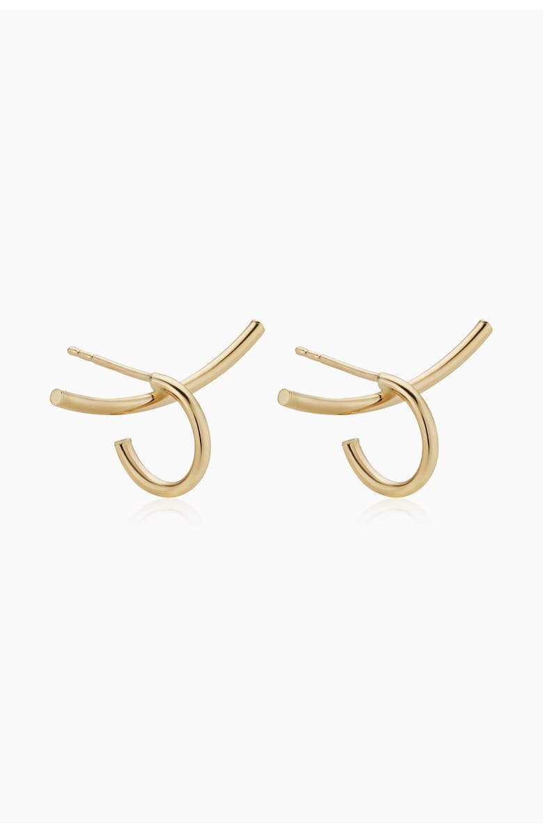 Oradina 14K Yellow Gold Climb High Studs, Alternate, color, Yellow Gold