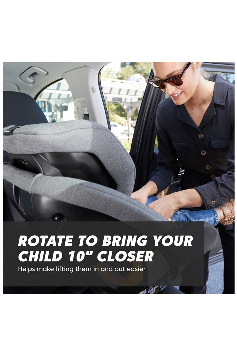 City Turn™ Rotating Convertible Car Seat, Alternate, color, ONYX BLACK