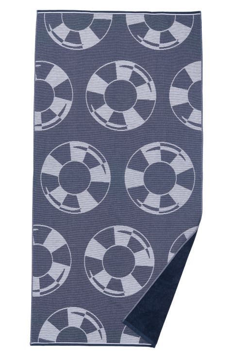 Float Along Cotton Terry Beach Towel