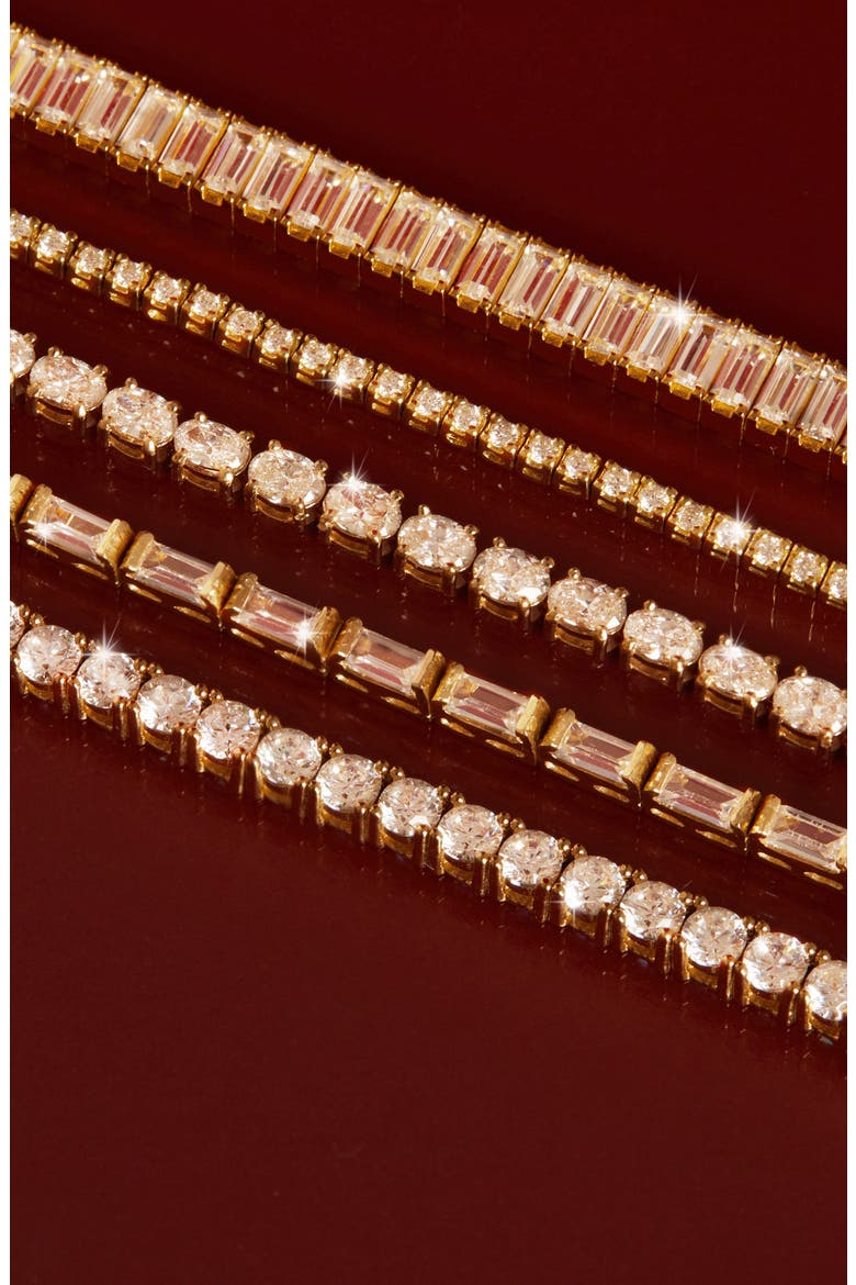 Classic Lab Grown Diamond Tennis Bracelet, Alternate, color, 14k Yellow Gold