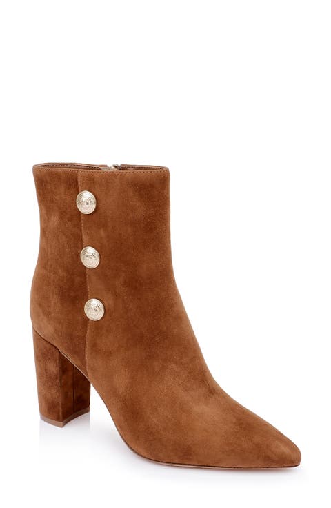 Theodora II Pointed Toe Bootie (Women)