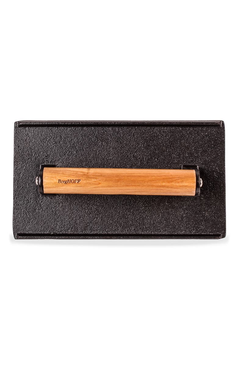 BergHOFF 2-Piece Cast Iron Grill Set, Alternate, color, Grey