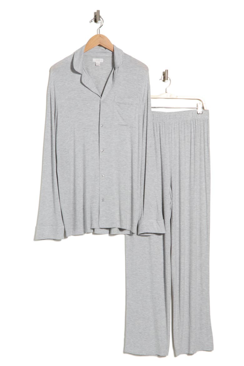 Tranquility Pajamas, Alternate, color, MED GREY HEATHER