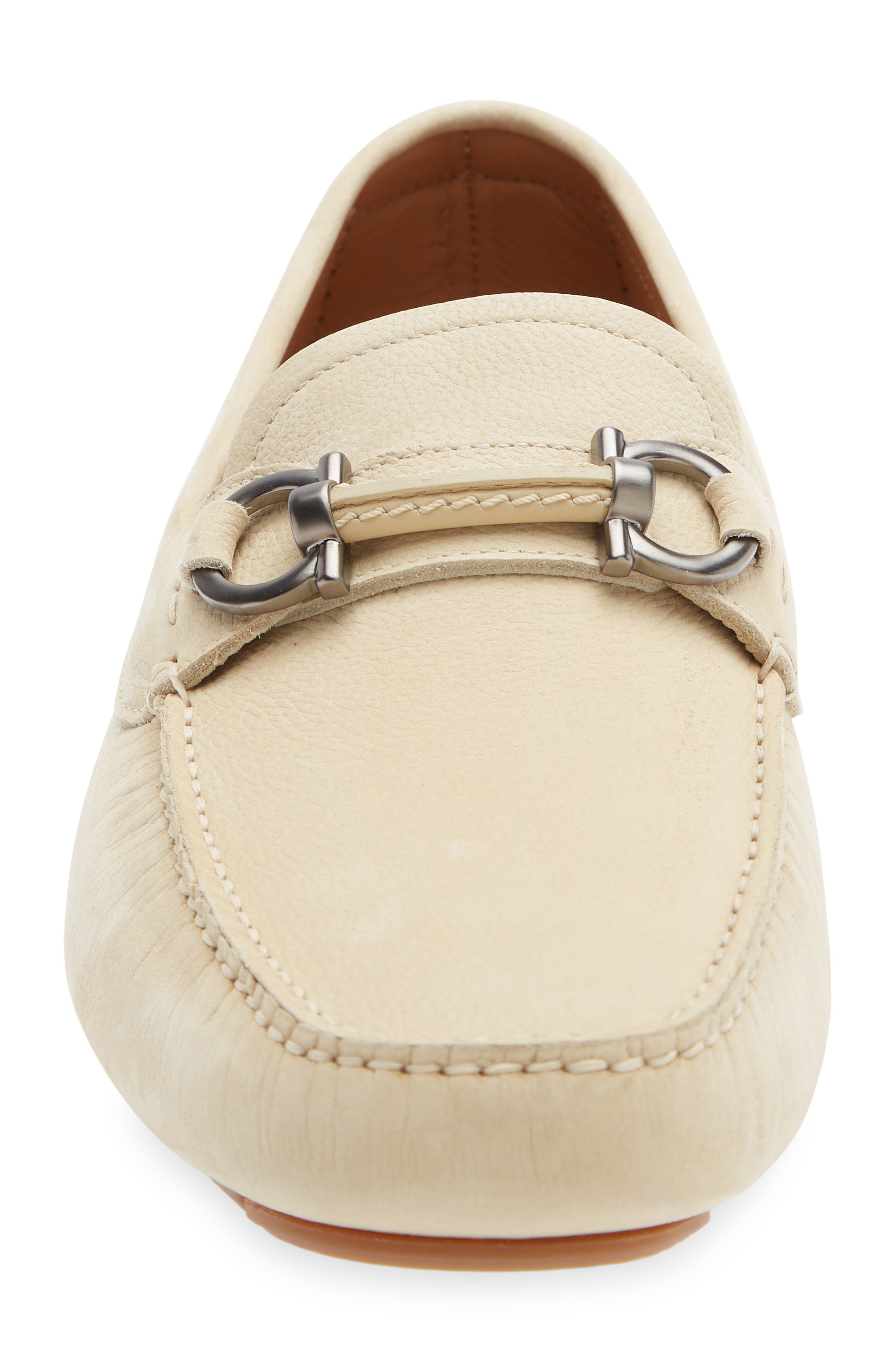 FERRAGAMO Sunday Driving Loafer, Alternate, color, Ecru New Biscotto