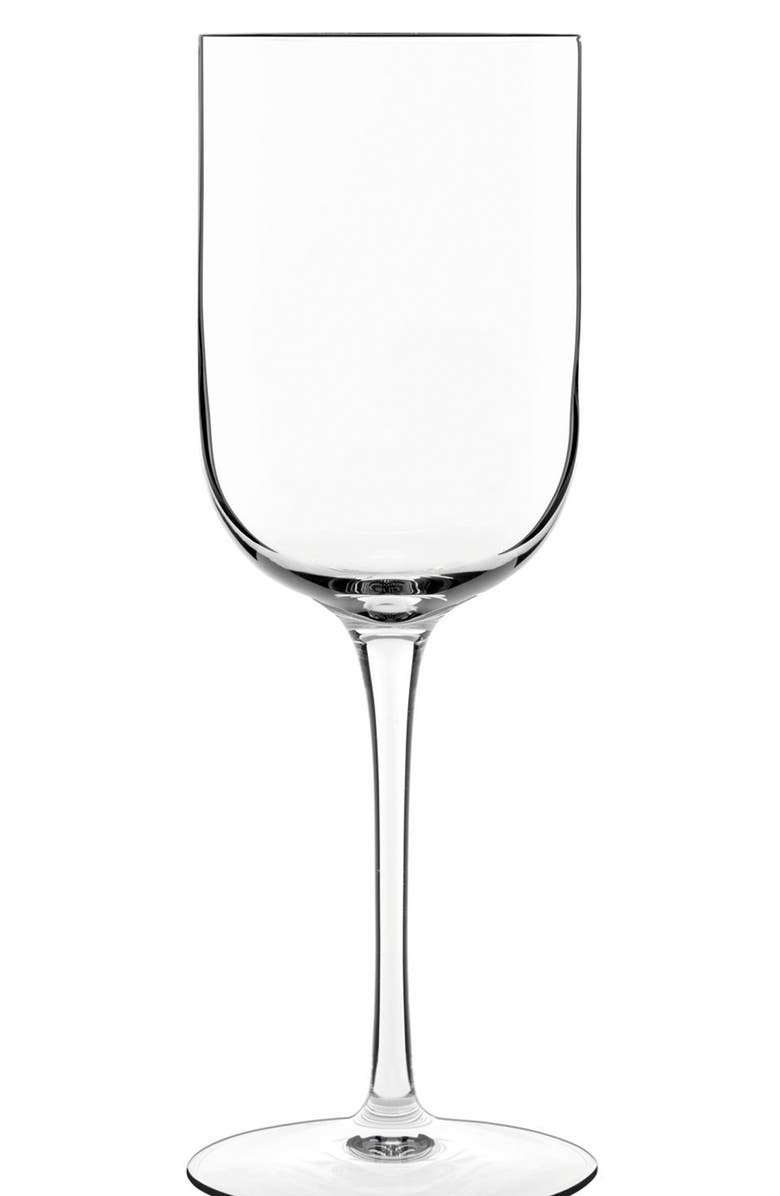 Luigi Bormioli Sublime Set of 4 White Wine Glasses, Main, color, Clear