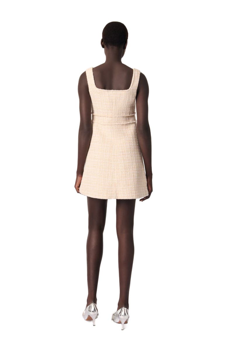 maje Mini tweed dress, Alternate, color, 