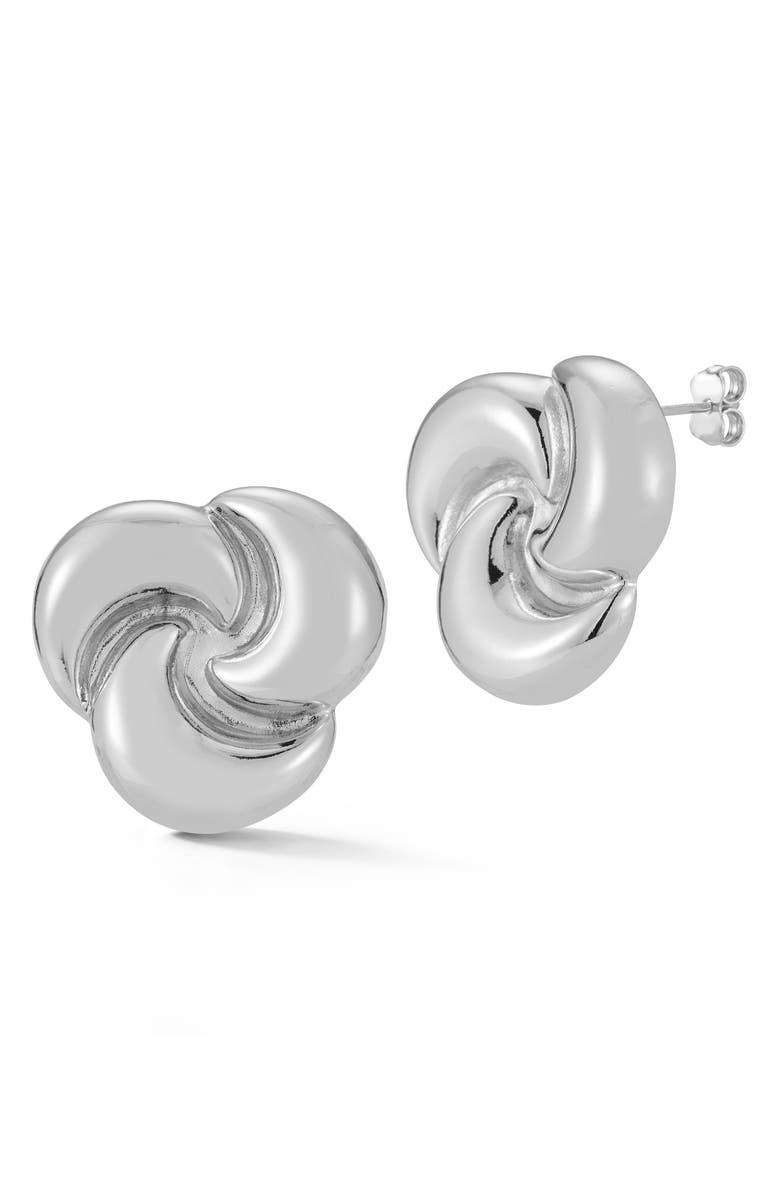 GLAZE JEWELRY Love Knot Stud Earrings, Main, color, 