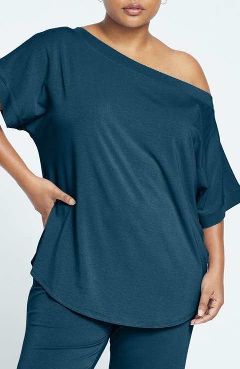 Ultimates Dolci One-Shoulder Top (Plus)