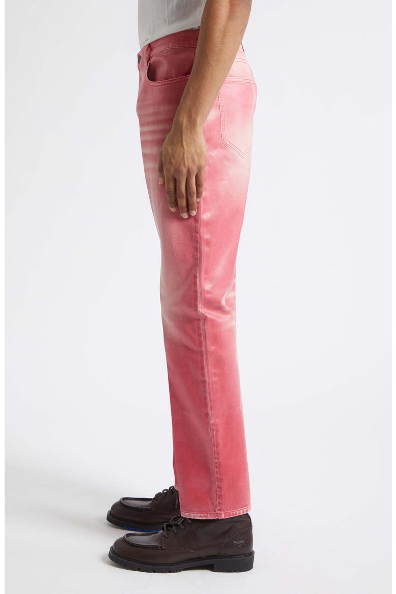 Randolph Coated Slim Fit Jeans, Alternate, color, CHERRY PINK