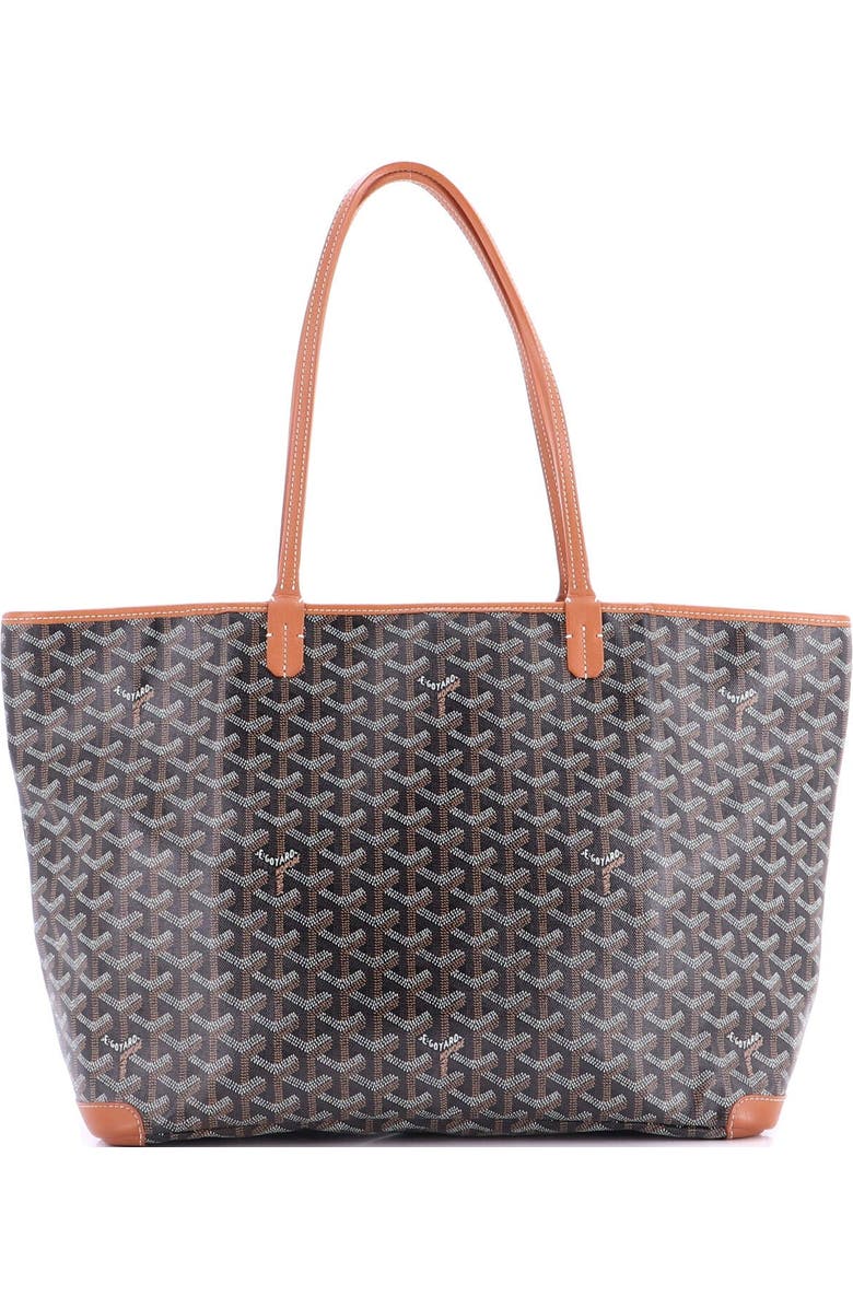 Pre-Owned Goyard Artois Tote Coated Canvas MM, Alternate, color, Brown