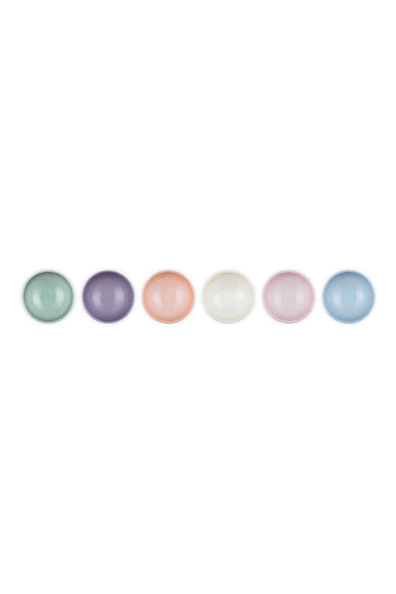 Vancouver Set of 6 Stoneware Pinch Bowls, Alternate, color, MULTICOLOR
