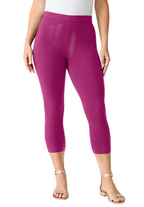 Plus Size Essential Stretch Capri Legging