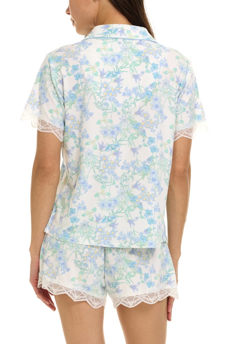 Luna Short Pajamas, Alternate, color, IVORY/BLUE