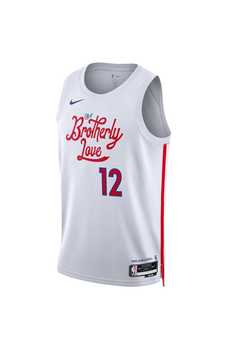 Nike Unisex Nike Tobias Harris White Philadelphia 76ers 2022/23 Swingman Jersey - City Edition, Alternate, color, 