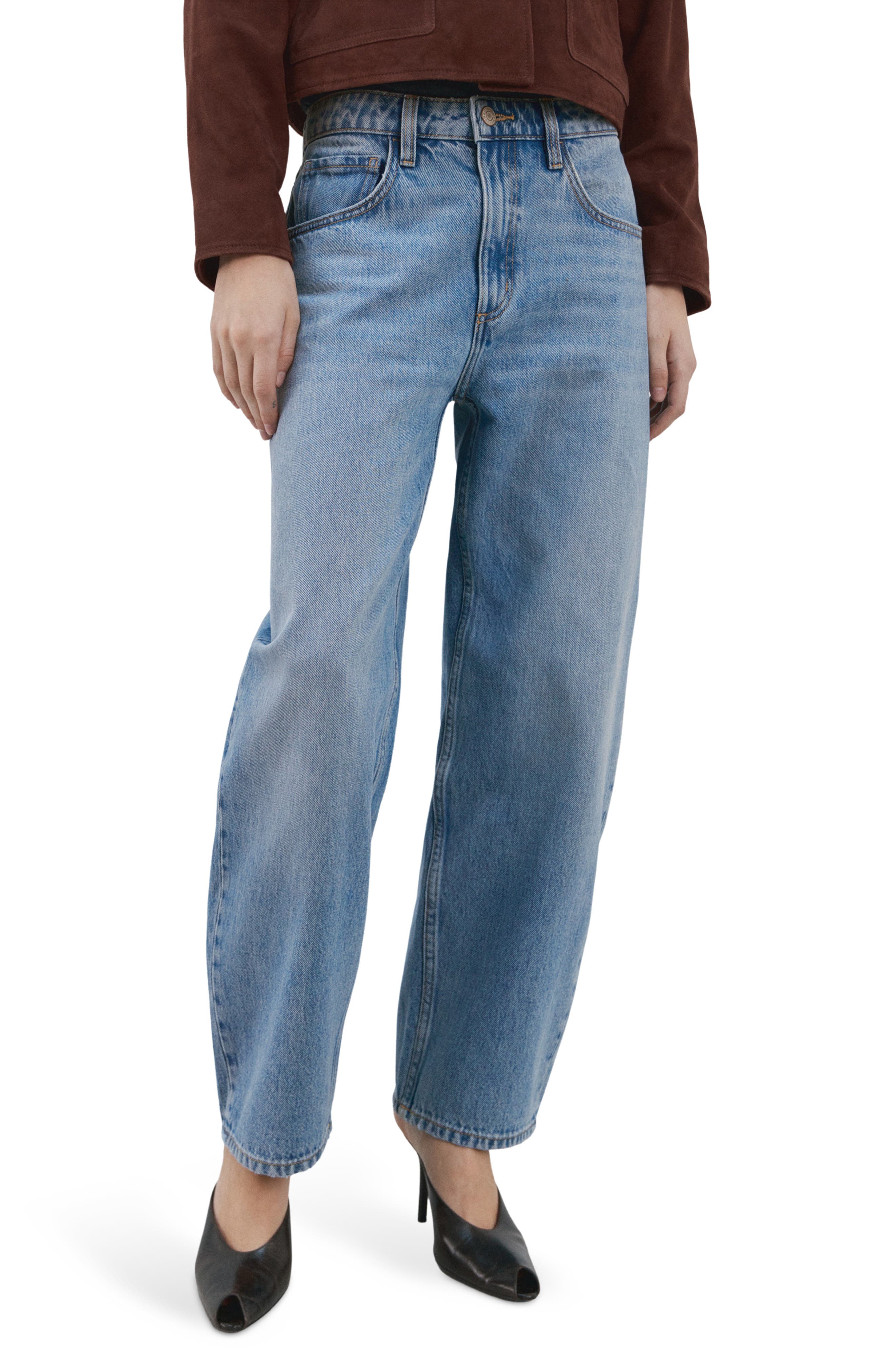 High Waist Barrel Jeans - image 5