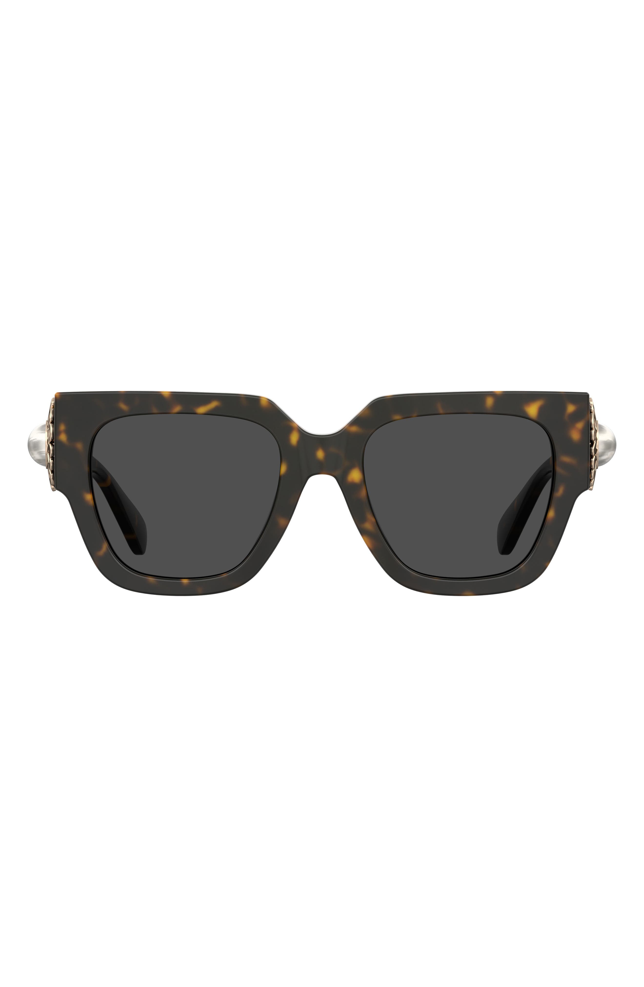 Moschino 52mm Square Sunglasses