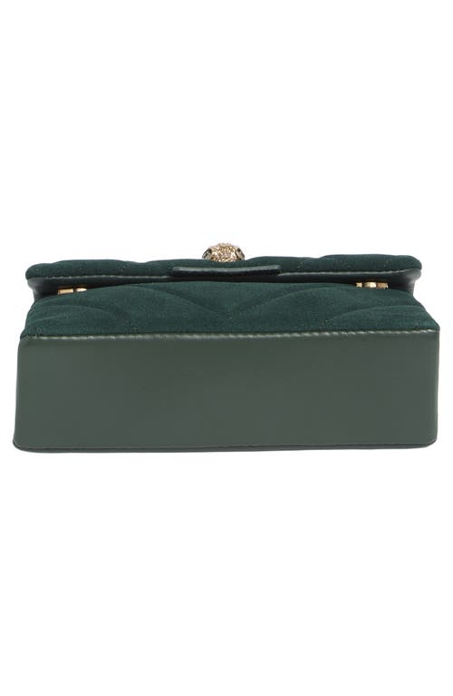 Kurt Geiger London Mini Kensington Leather Convertible Shoulder Bag In Green