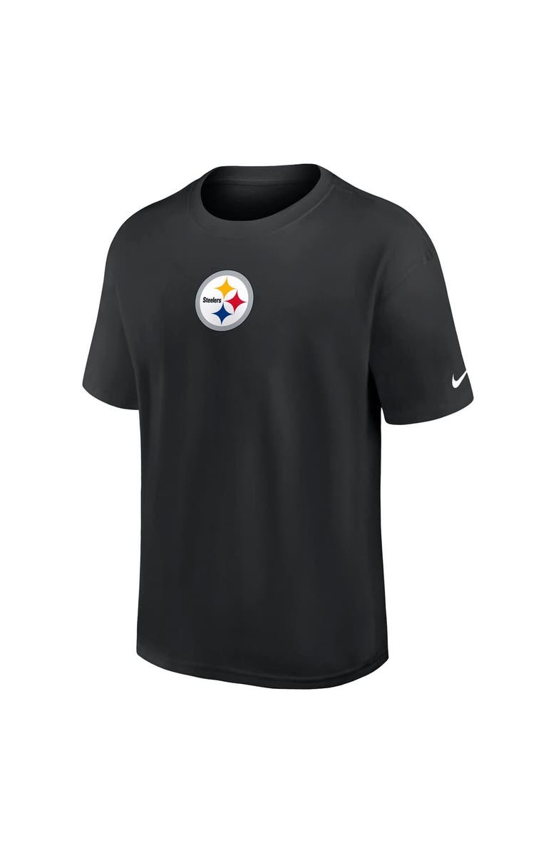 Nike Men's Nike Black Pittsburgh Steelers Dominate The Game Essential Max90 T-Shirt, Alternate, color, Black