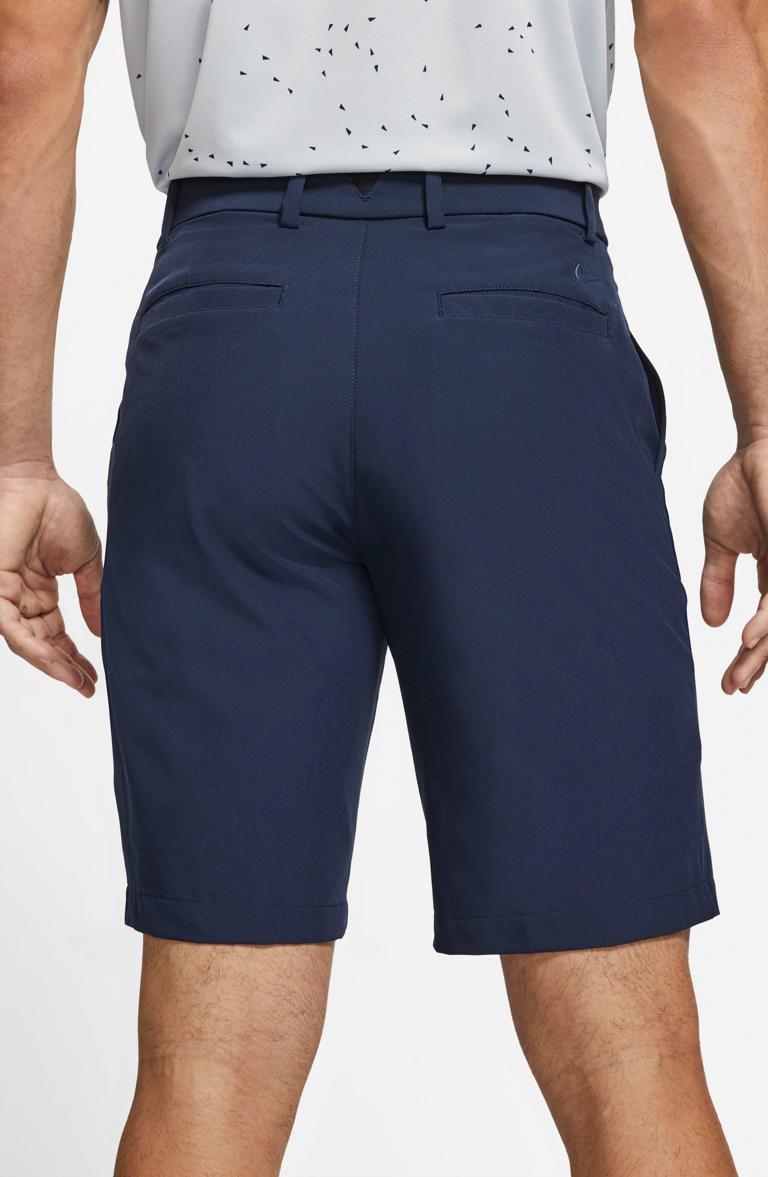 nike dri fit flat front shorts
