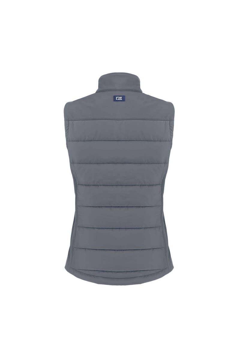 Cutter & Buck Women's Cutter & Buck  Gray Cincinnati Bengals Throwback Evoke Hybrid Eco Softshell Recycled Full-Zip Vest, Alternate, color, 