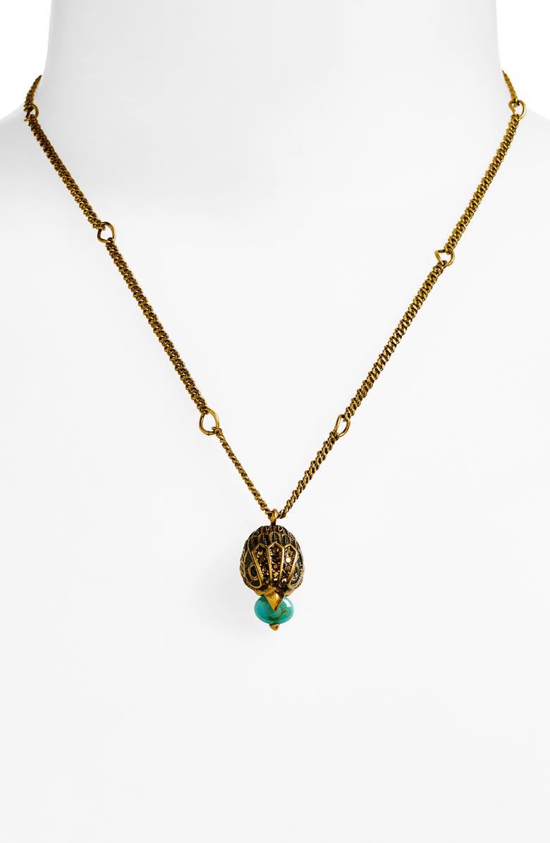 Kurt Geiger London Eagle Head Pendant Necklace, Alternate, color, 