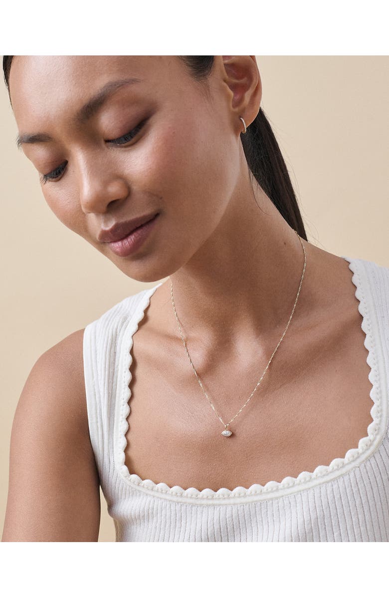 Edge of Ember Marquise Diamond Necklace, Alternate, color, Marquise