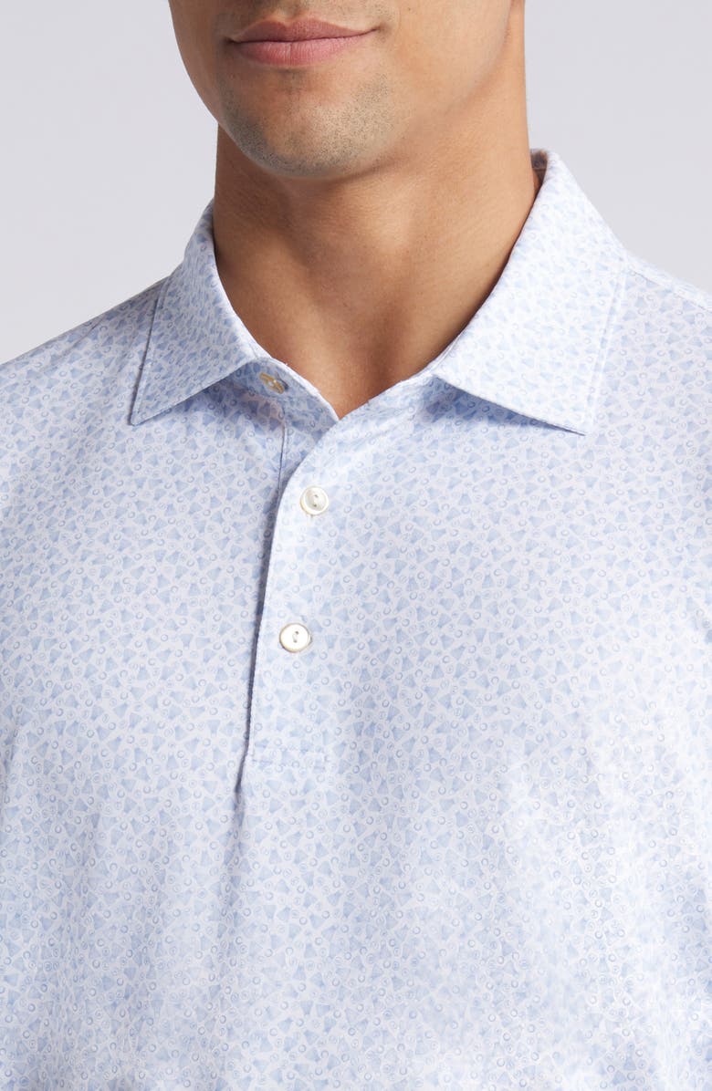 Peter Millar Crown Crafted Birdie Time Performance Polo, Alternate, color,