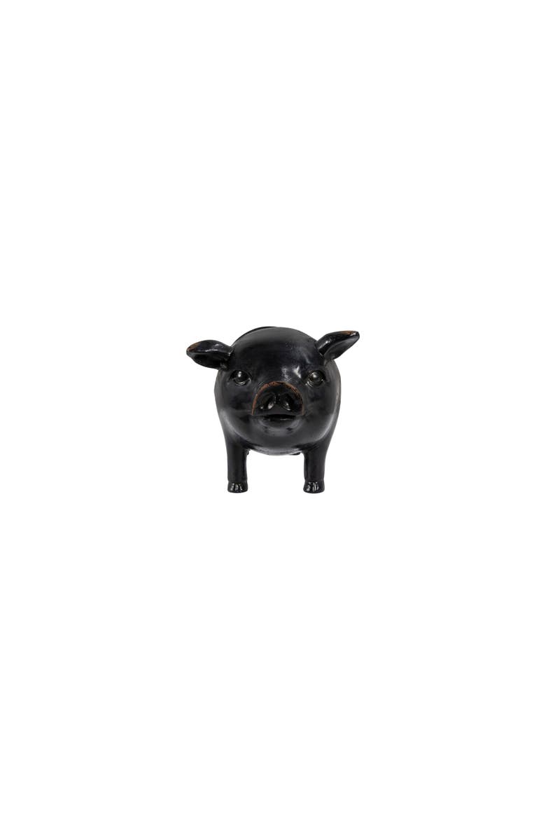 Pig Paper Towel Holder, Alternate, color, Black