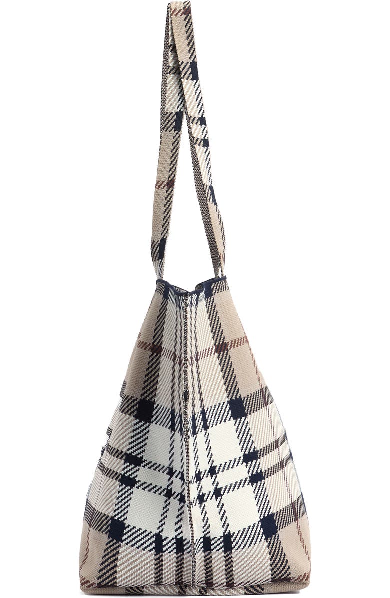 Barbour Large Layla Tartan Tote, Alternate, color, Rosewood Tartan