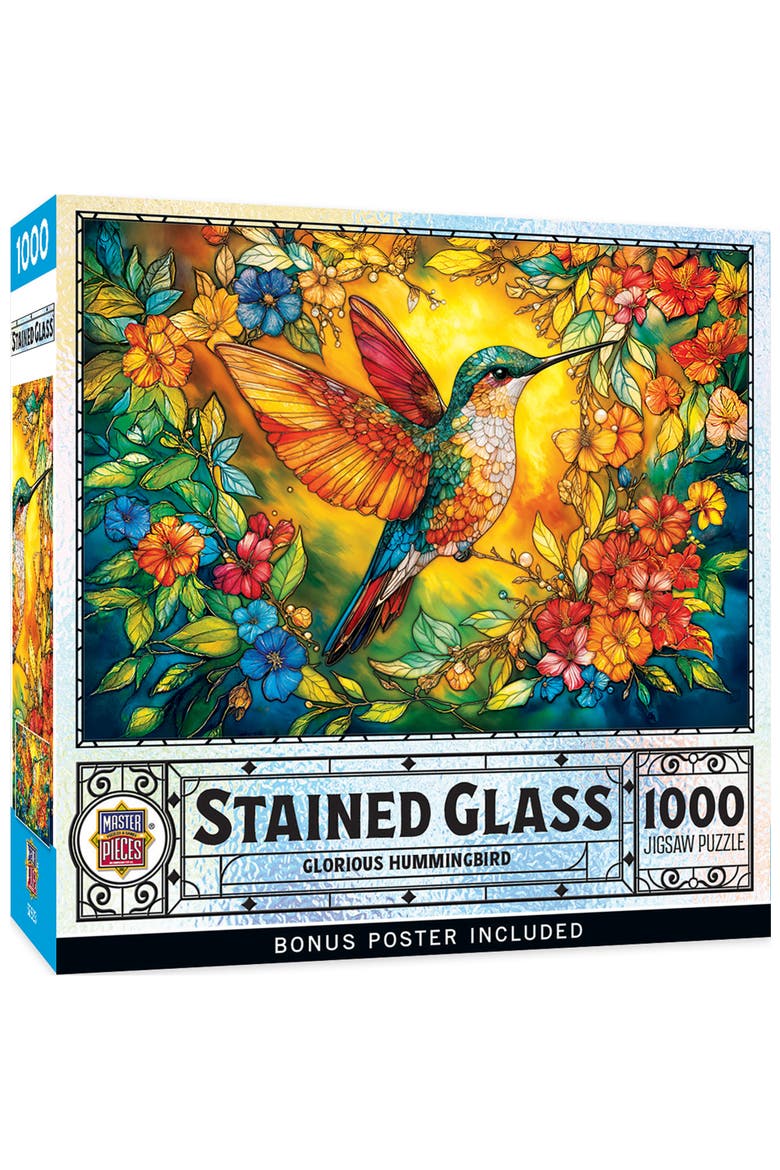 Glorious Hummingbird 1000 Piece Puzzle, Main, color, Multicolor