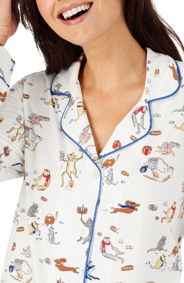 BedHead Pajamas Long Sleeve Print Pajamas, Alternate, color, 